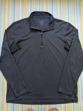 Men's C9 DuoDry gray pullover Large